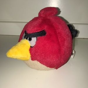 Red angry bird plush